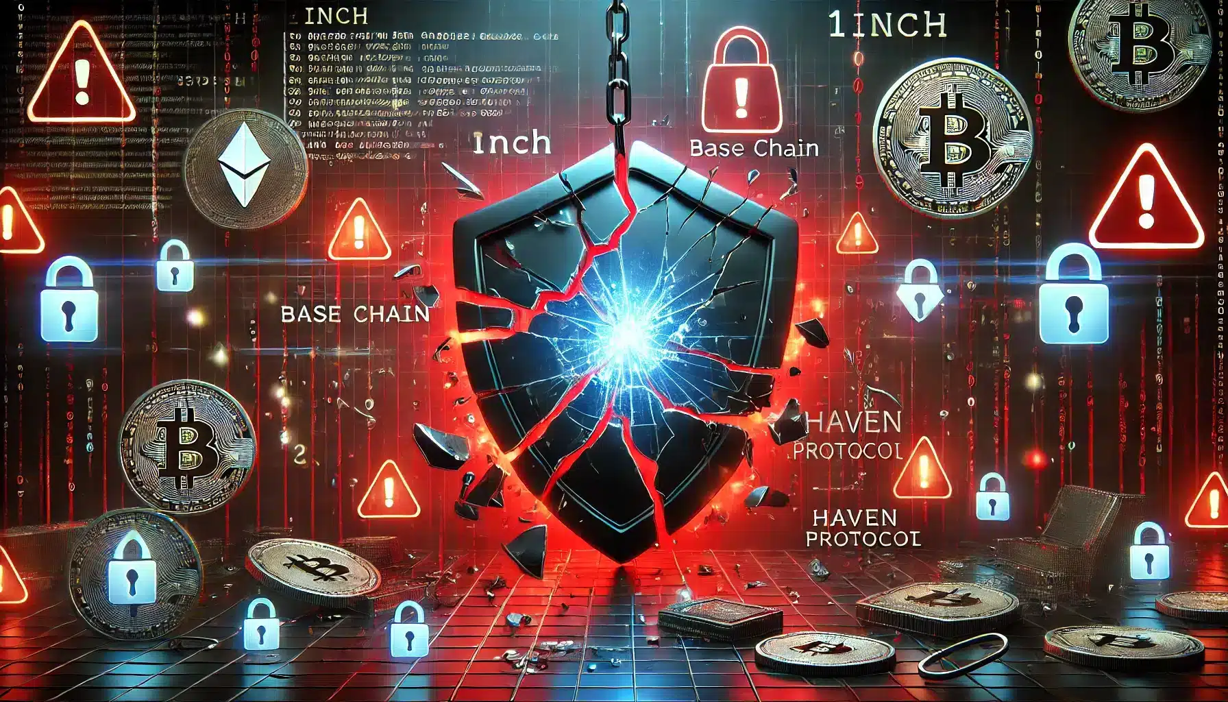 Security Breaches in 1inch, Base Chain, and Haven Protocol: One Token Plummets = The Bit Journal