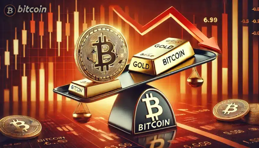 Warnung: Bitcoin-Gold-Verhältnis deutet auf 35% Rückgang des BTC-Preises hin = The Bit Journal