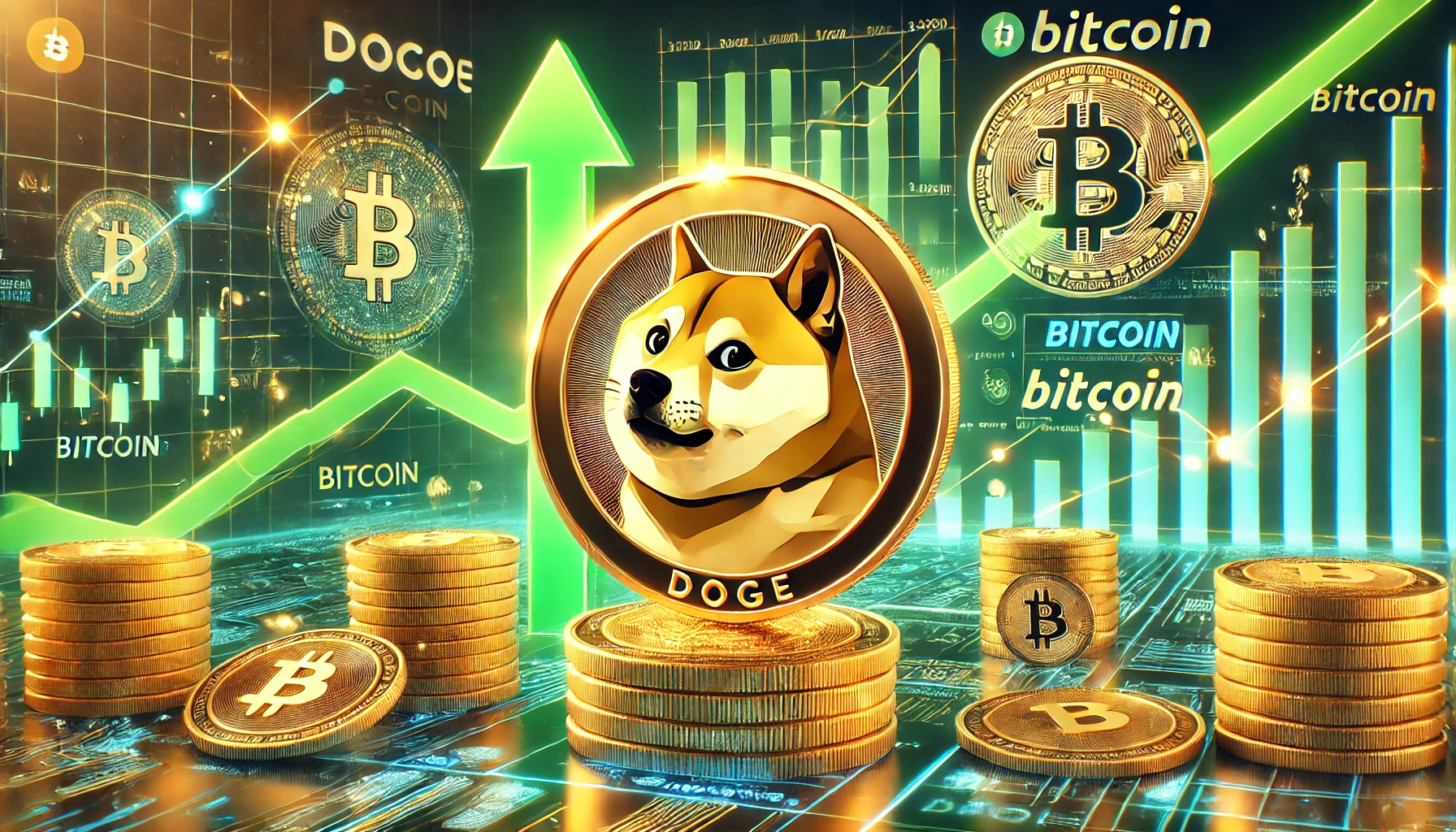 Dogecoin’s Bullish Flag Formation: Could It Mirror Bitcoin’s Rally?