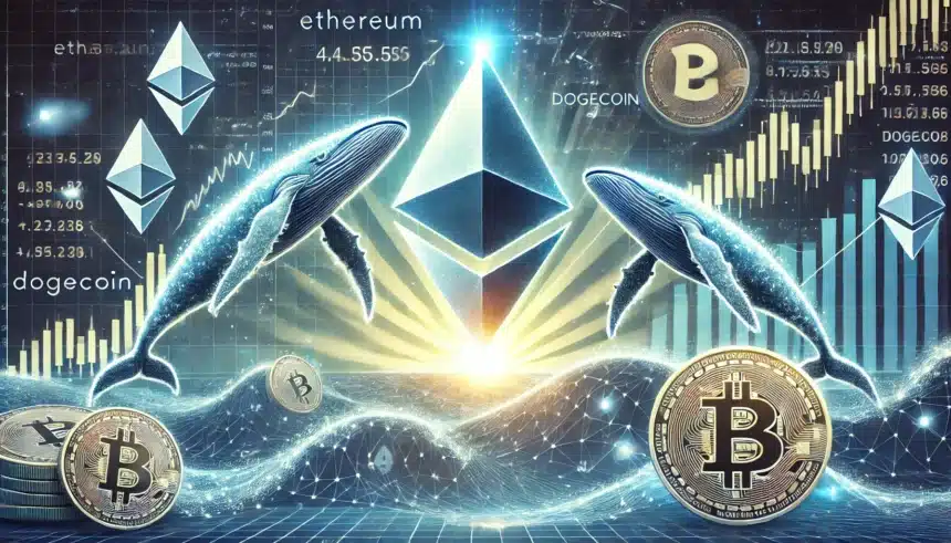 Ethereum und Dogecoin gewinnen mit Whale-Aktivitäten an Dynamik: Wichtige Levels zum Beobachten = The Bit Journal