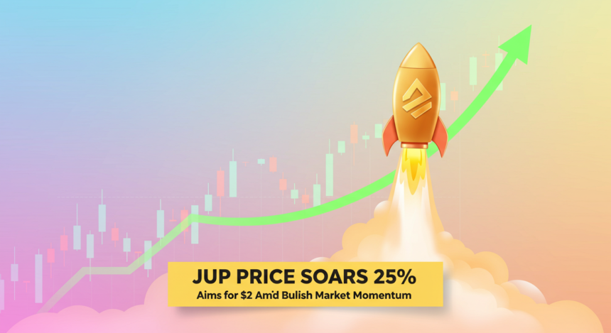 JUP Price Soars 25%, Aims for $2 Amid Bullish Market Momentum