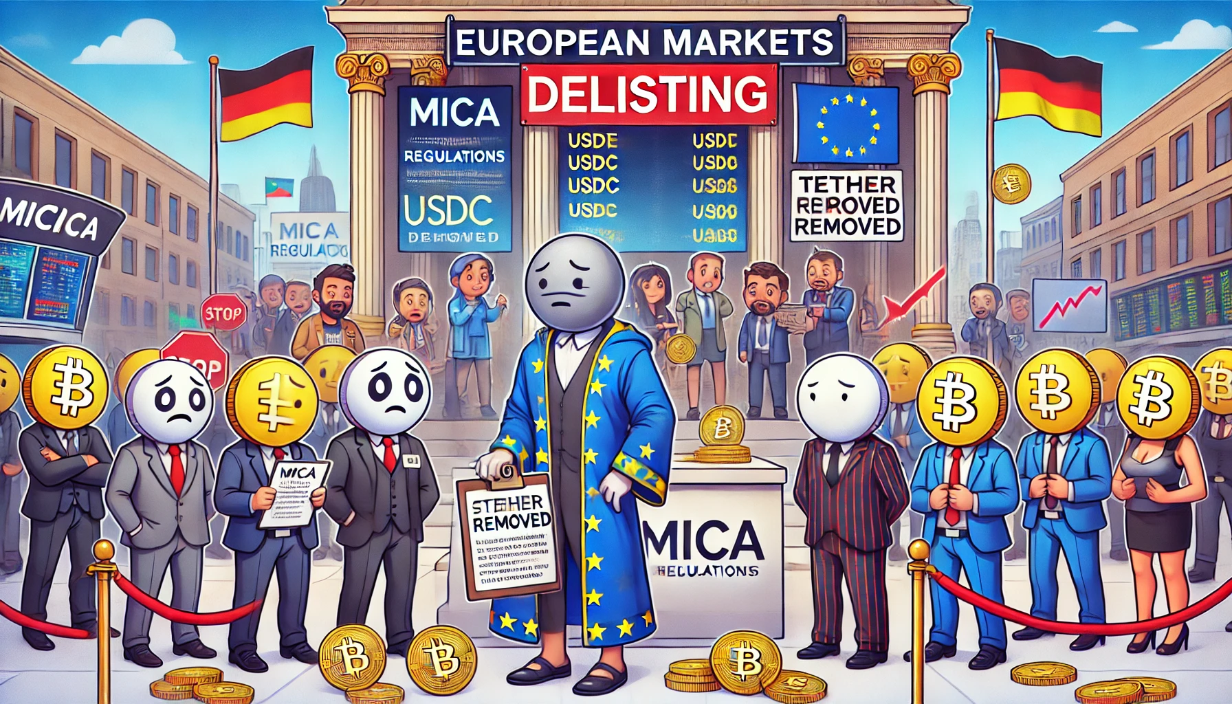 MiCA Regulations Shake Up the Crypto Market After Tether Delisting in Europe–What’s Cooking?