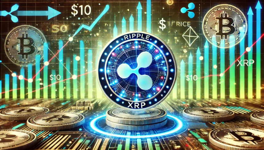 Ripple's XRP peilt inmitten bullischer Signale $10 an = The Bit Journal