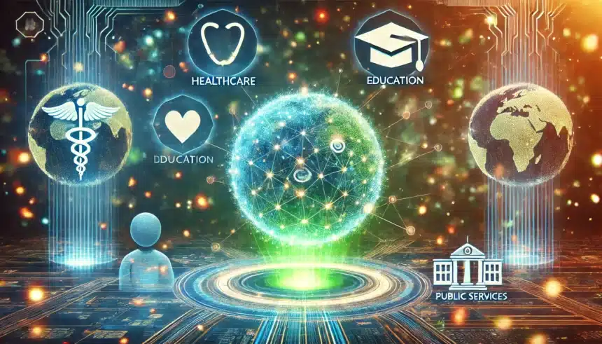 Blockchain in Data Security by 2025: A New Era for Healthcare, Education, and Public Services = The Bit Journal