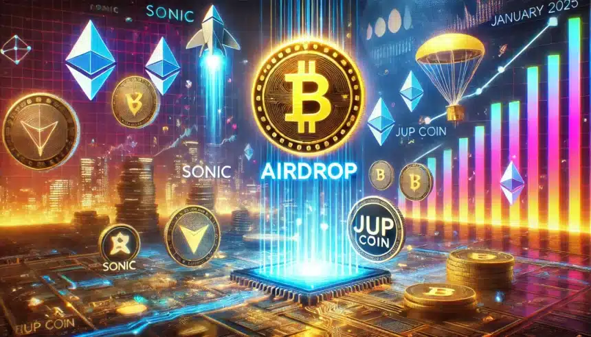 Exciting Airdrops in January: Sonic, JUP Coin, and More! = The Bit Journal