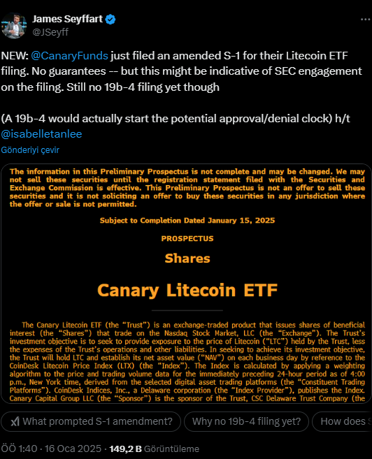 Analyst Reveals: This Altcoin Could Be the Next ETF Approval in the U.S. = The Bit Journal