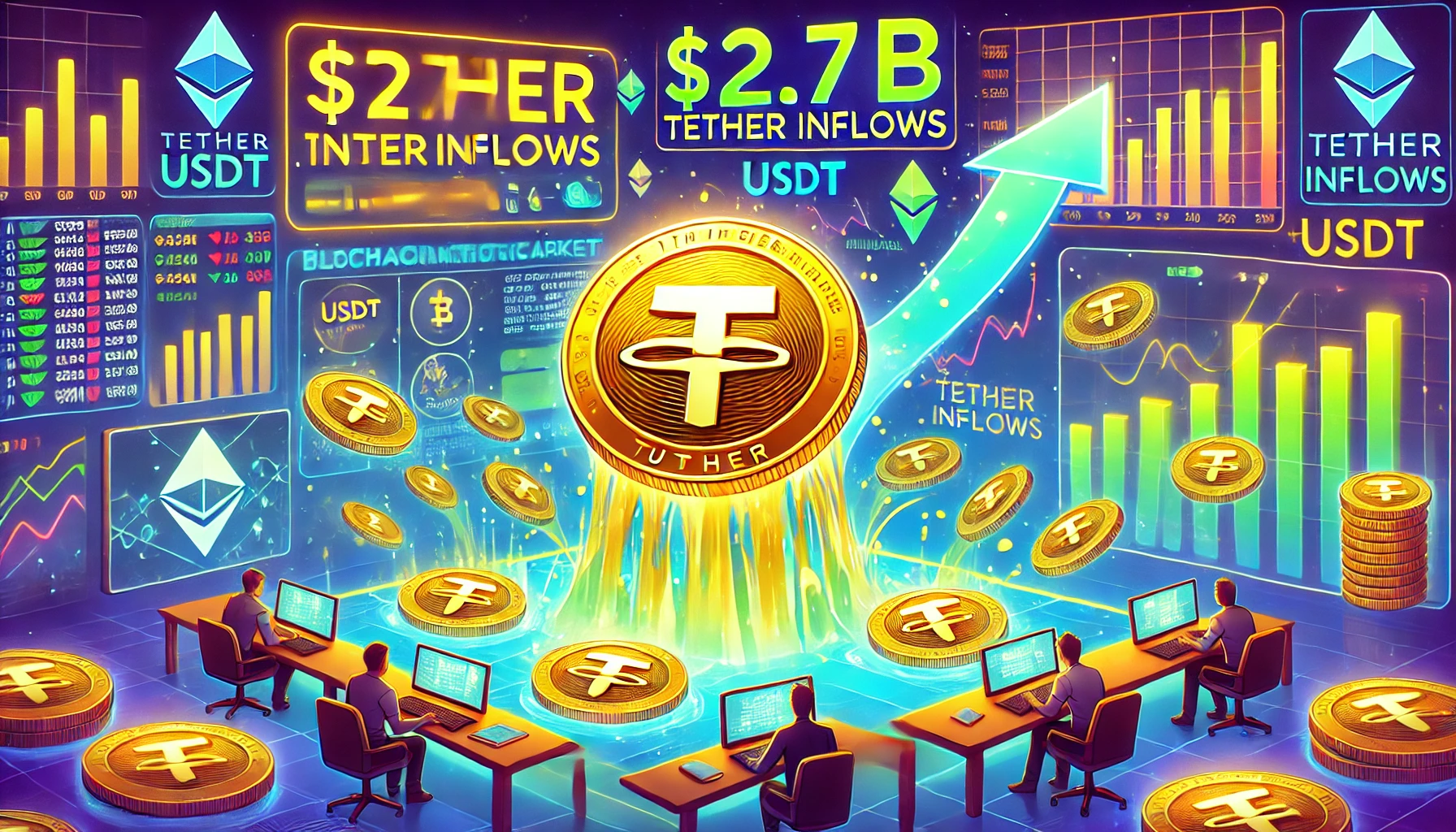 Tether inflows