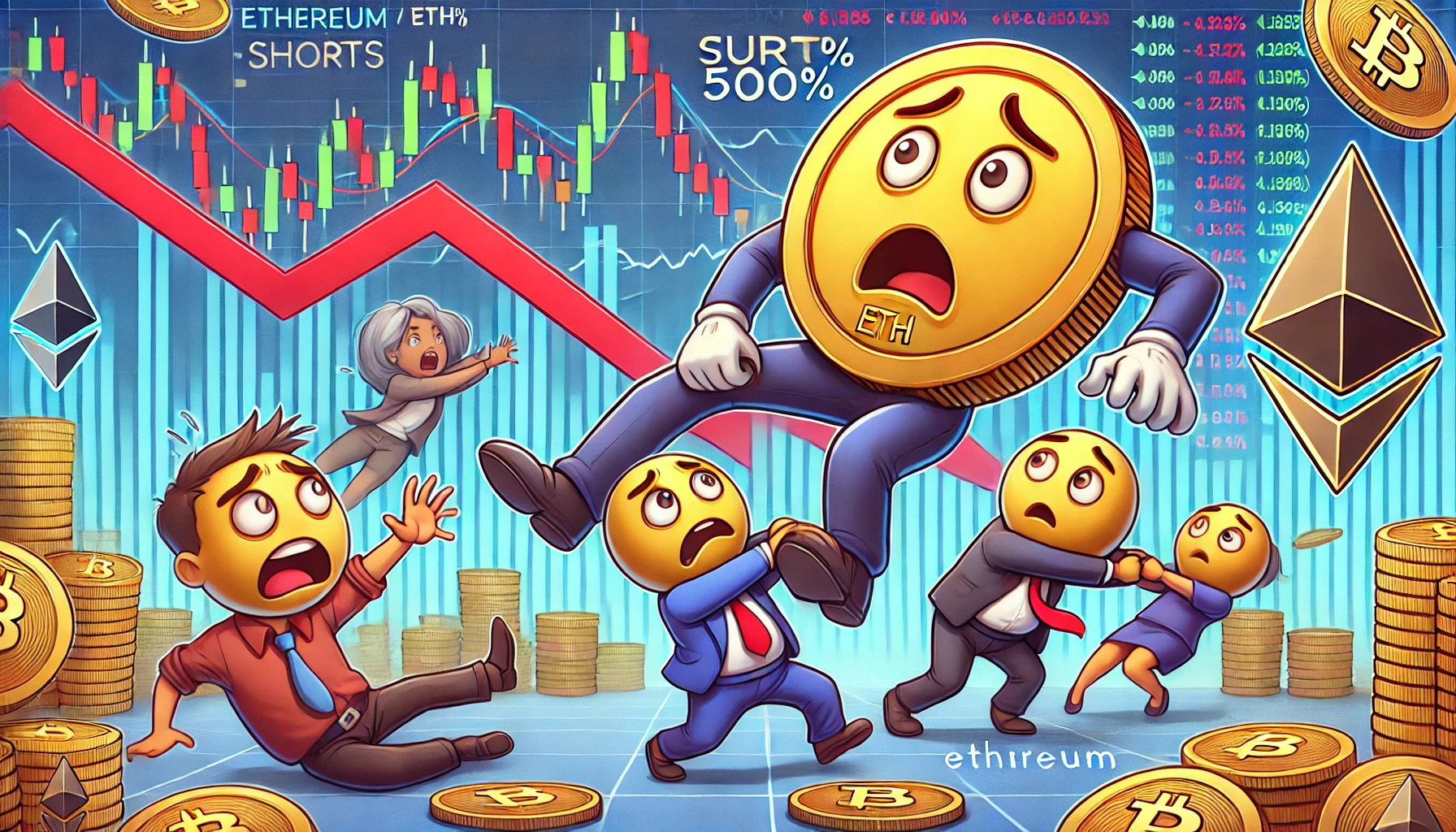 Ethereum short positions 