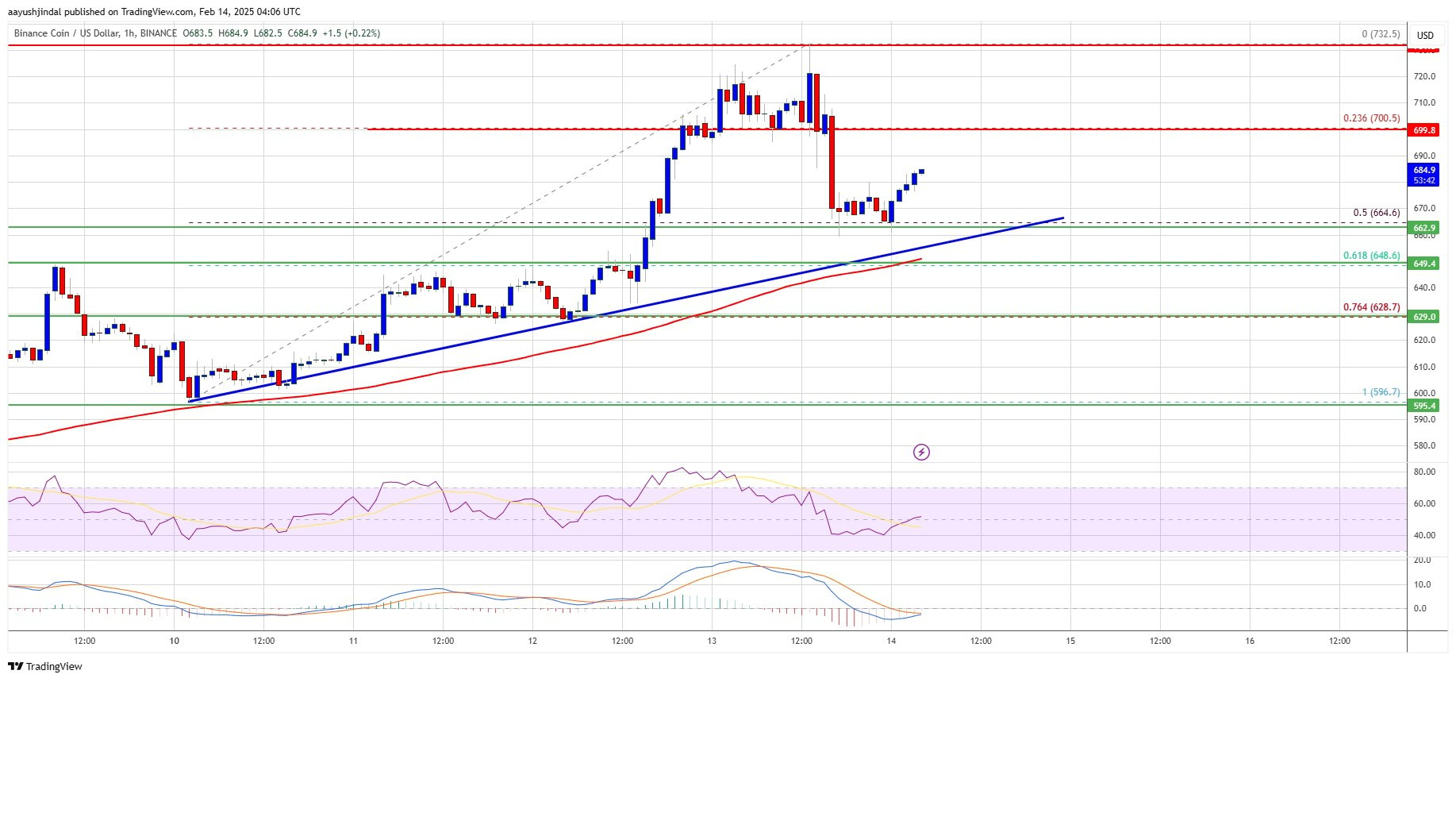 BNB Price Rising Steadily 