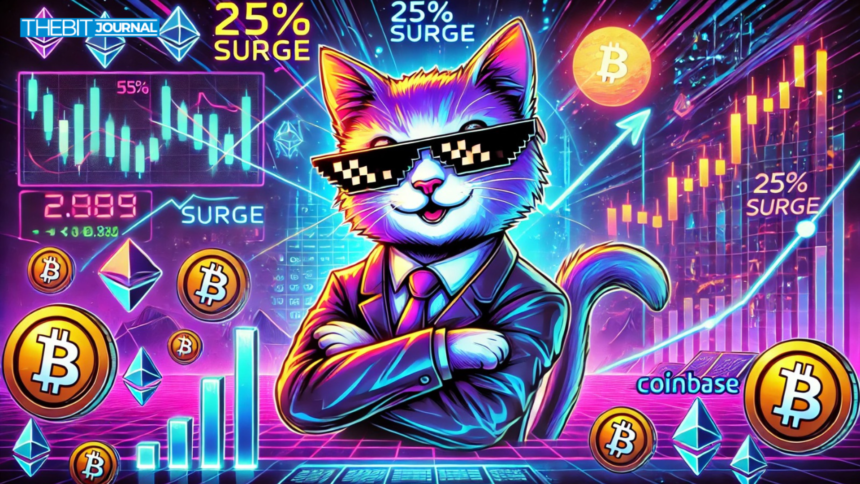 Is POPCAT Set to Become the Next Big Meme Coin With Its 25% Surge?