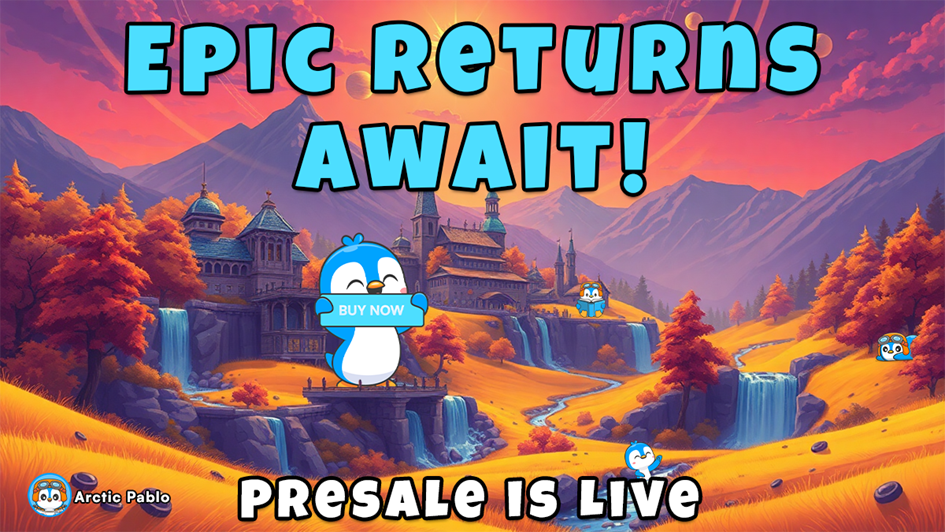 Arctic Pablo’s Presale is on Fire! Raises $1M in Under a Month, Gaining Massive Momentum Alongside Memecoin & Ponke!