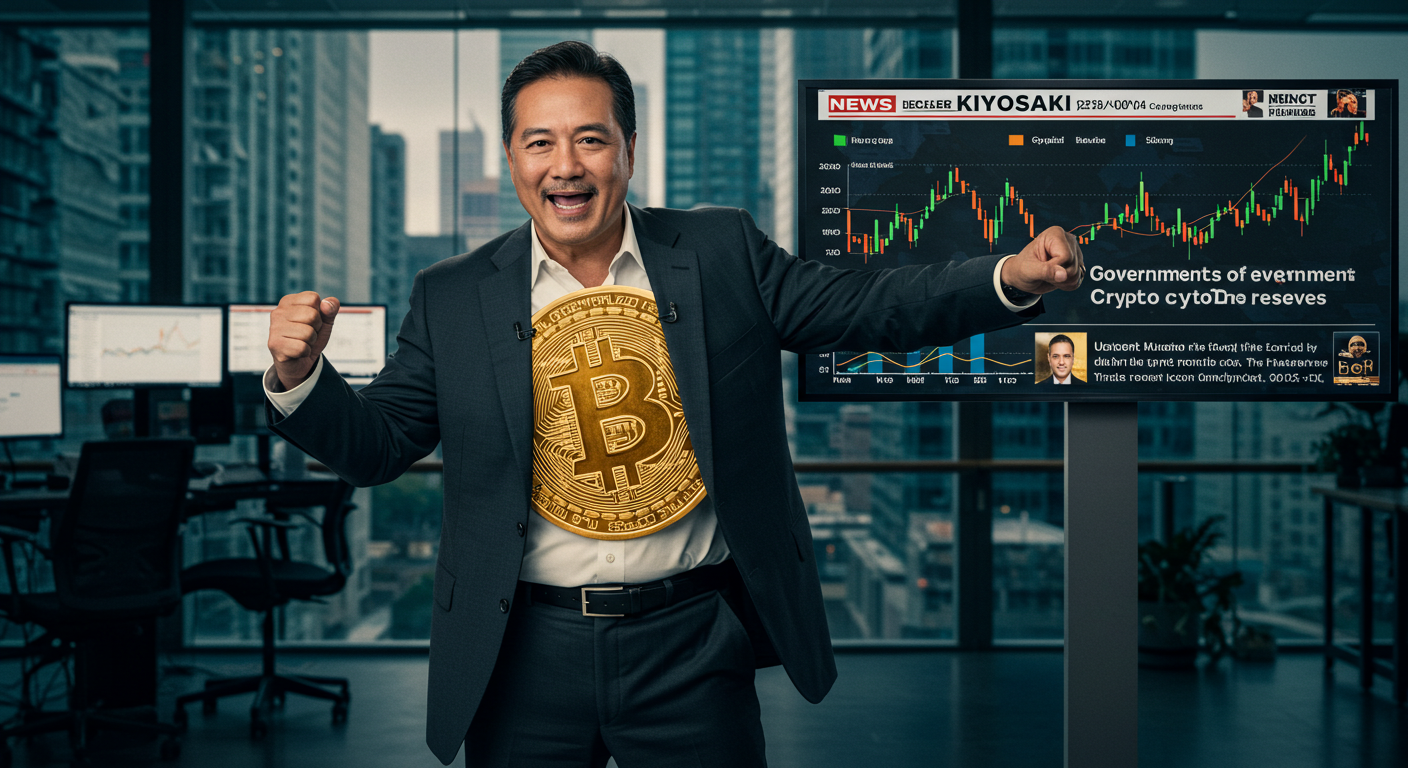 Kiyosaki Backs Bitcoin as Governments Move Towards Crypto Reserves