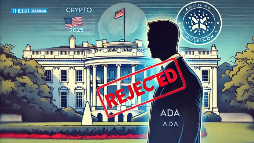 White House Crypto Summit Snubs Cardano – Why Was Charles Hoskinson Left Out?