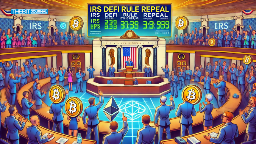 Lawmakers Push to Overturn IRS DeFi Broker Rule – Crypto Industry Cheers