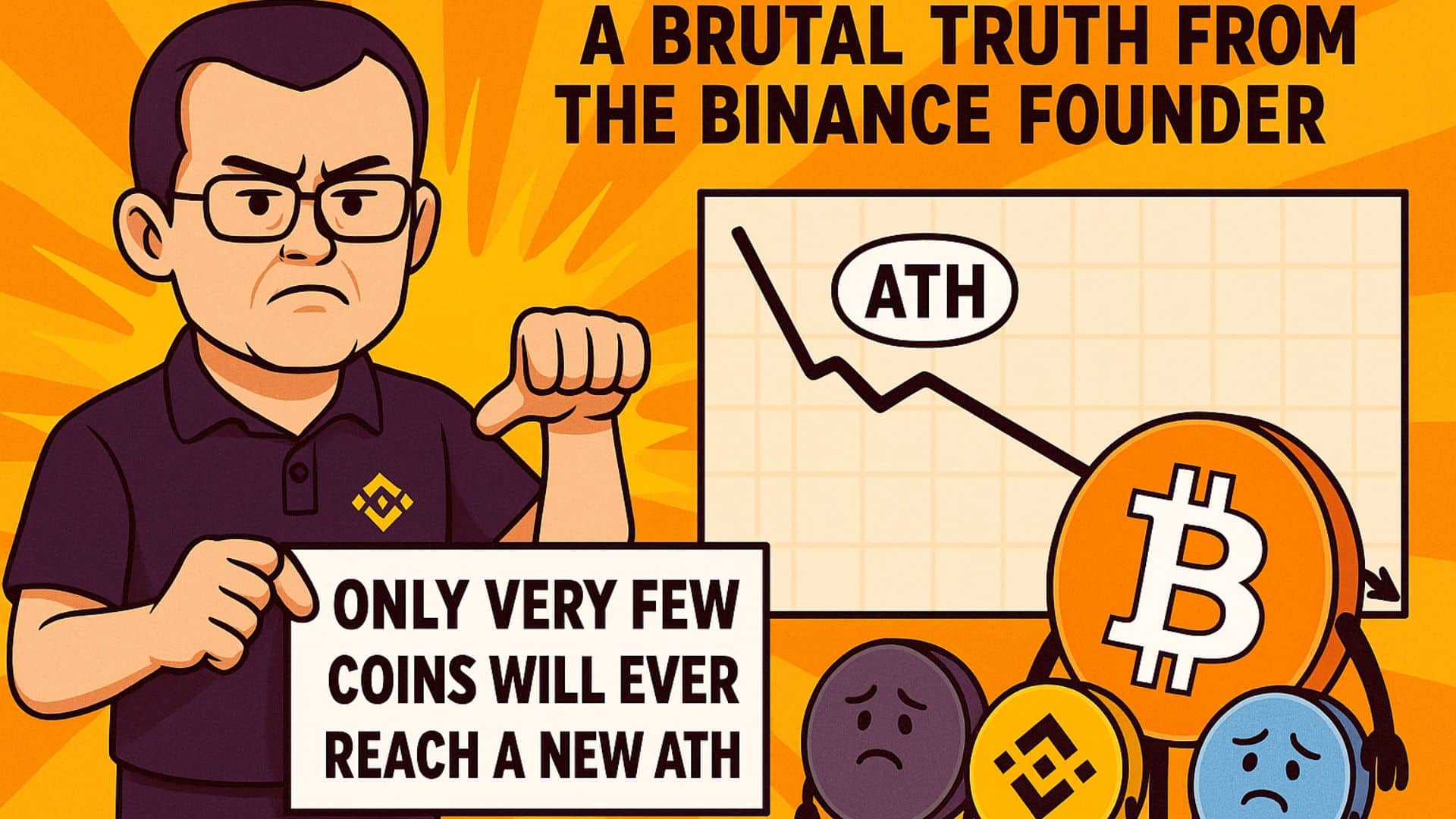Binance Founder Warns: Most Coins Are Done, ATHs Are a Fantasy for Many 8 Binance Founder Changpeng Zhao