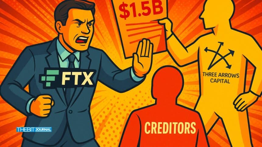 FTX Fights Back: Calls Three Arrows’ $1.5B Demand ‘Fiction’ Amid Creditor Tensions