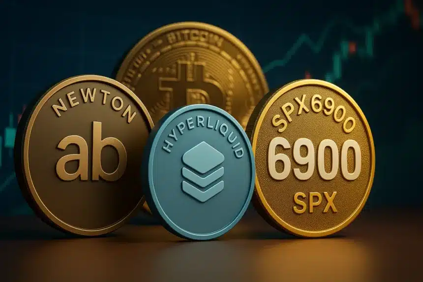 Altcoins glänzen, während Bitcoin stagniert: Newton, SPX6900, und Hyperliquid führen den Ansturm an = The Bit Journal