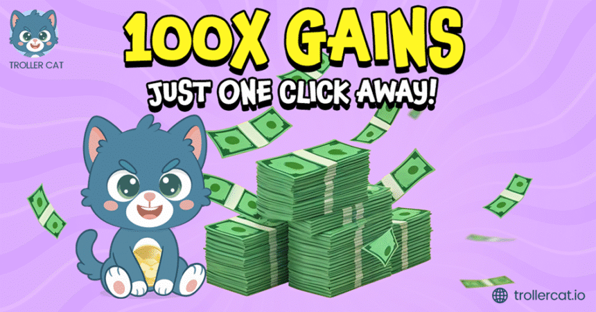 Mog Coin Made Waves- Troller Cat Just Pounced mit einem 24x Launch That's Pure Chaos = The Bit Journal