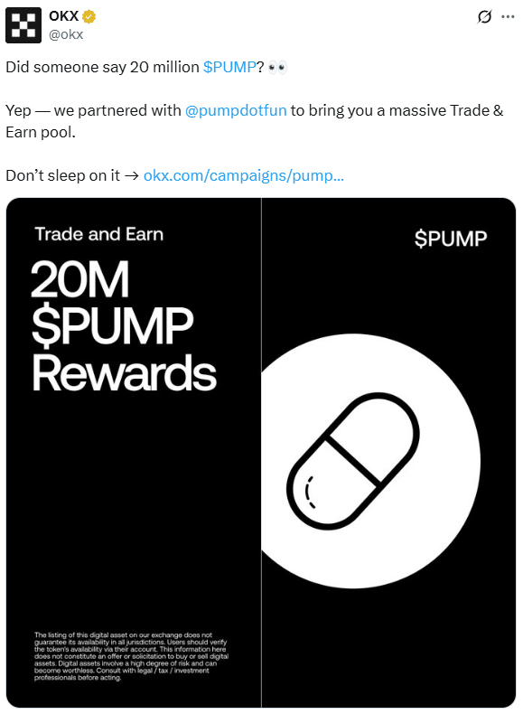 Pump.fun Strikes Back: New $PUMP Rewards Could Revive Token Price 9 Pump.fun incentive program
