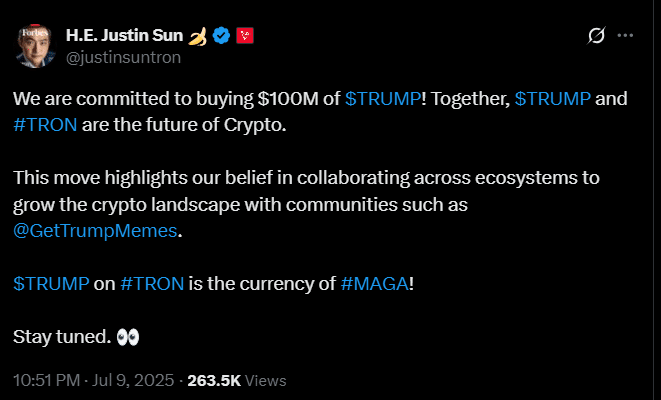 Trump meme coin