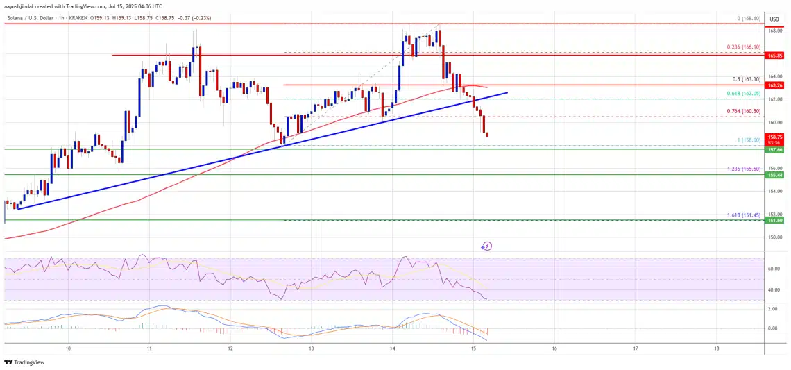 How Solana Drops After $168 Rejection: Next Move Could Define Q3 Trend 8 Solana Price