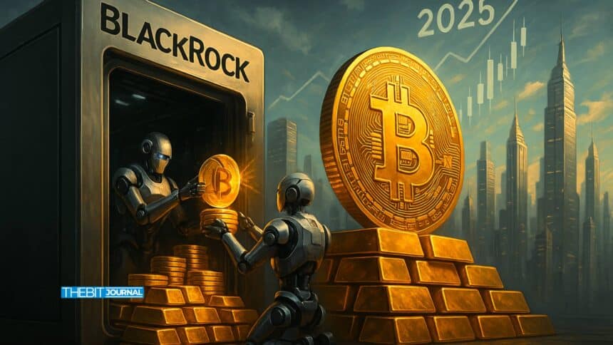 BlackRock’s BTC Accumulation: Outpacing Gold ETFs with Bitcoin in 2025