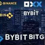 create an image in landscape to text to show this, Top Crypto Exchanges That Dominated Q2 2025