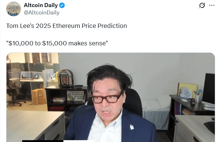 Ethereum price prediction