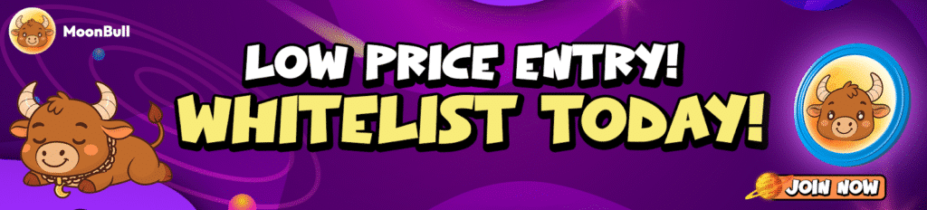 Bereit, einen Stier zu reiten? MoonBulls beste Krypto-Whitelist ist offen - Doginme und Popcat versuchen, mitzuhalten 10 Bereit, einen Stier zu reiten? MoonBulls beste Krypto-Whitelist ist offen - Doginme und Popcat versuchen, mitzuhalten = The Bit Journal